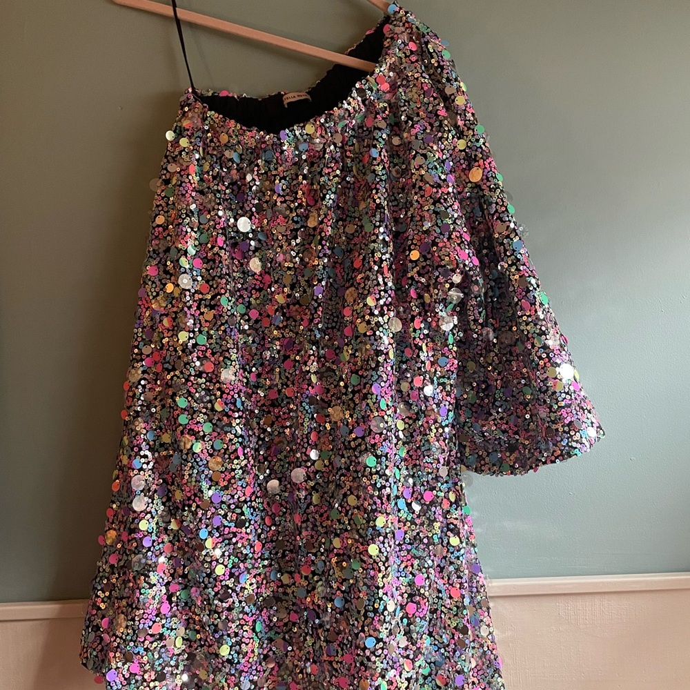 Colorful Sequin Dress